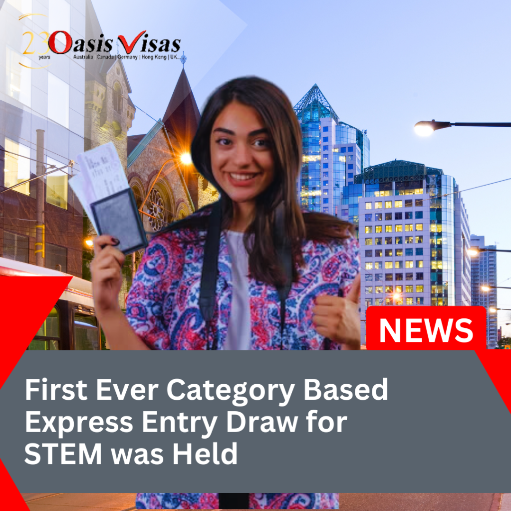 First Ever Category Based Express Entry Draw for STEM was Held