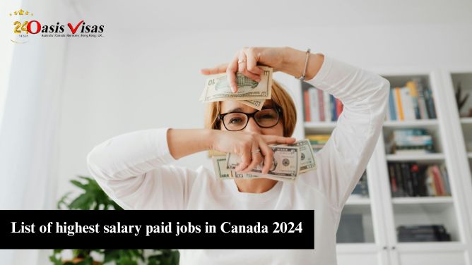 List of highest salary paid jobs in Canada 2024