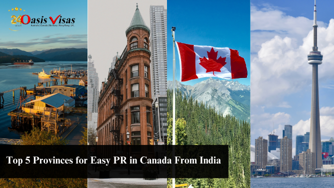 Top 5 Provinces for Easy PR in Canada From India