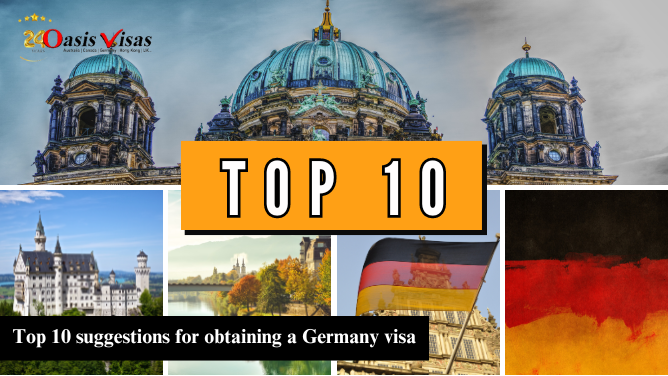 Top 10 suggestions for obtaining a Germany visa