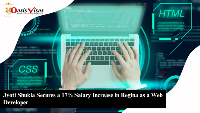 Jyoti Shukla Secures a 17% Salary Increase in Regina as a Web Developer