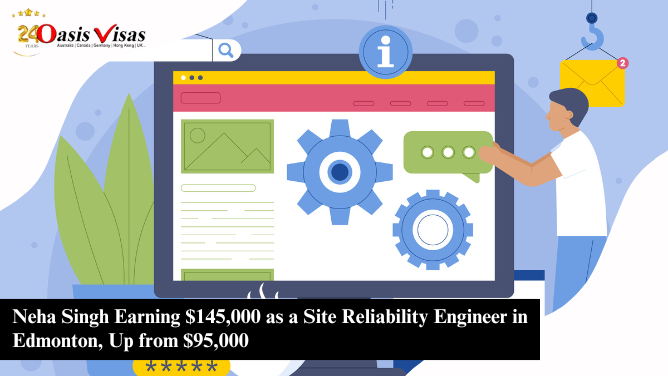 Neha Singh Earning $145,000 as a Site Reliability Engineer in Edmonton, up from $95,000