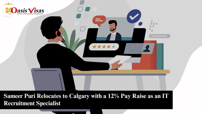 Sameer Puri Relocates to Calgary with a 12% Pay Raise as an IT Recruitment Specialist