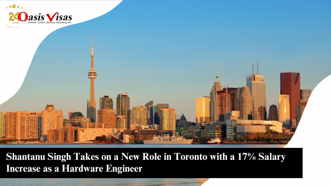 Shantanu Singh Takes on a New Role in Toronto with a 17% Salary Increase as a Hardware Engineer