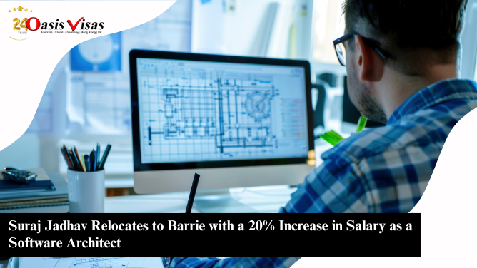 Suraj Jadhav Relocates to Barrie with a 20% Increase in Salary as a Software Architect