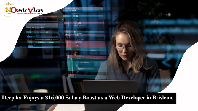 Deepika Enjoys a $16,000 Salary Boost as a Web Developer in Brisbane