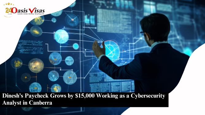 Dinesh’s Paycheck Grows by $15,000 Working as a Cybersecurity Analyst in Canberra