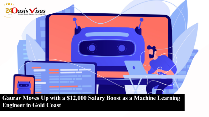 Gaurav Moves Up with a $12,000 Salary Boost as a Machine Learning Engineer in Gold Coast