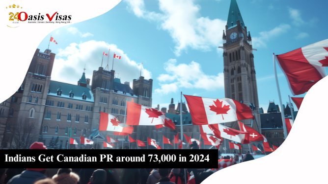 Indians Get Canadian PR around 73,000 in 2024