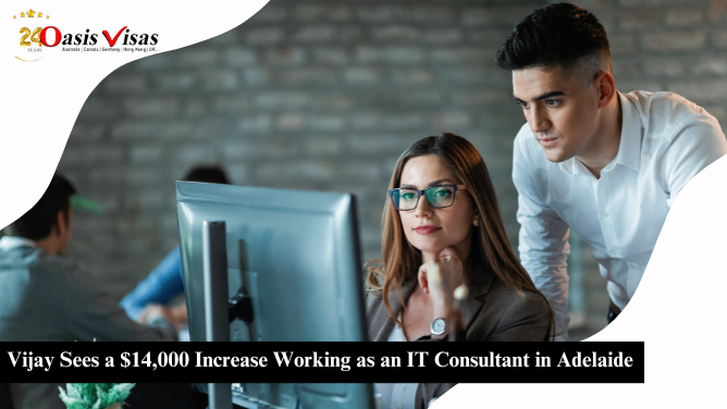 Vijay Sees a $14,000 Increase Working as an IT Consultant in Adelaide