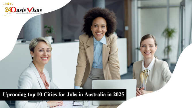 Upcoming top 10 Cities for Jobs in Australia in 2025