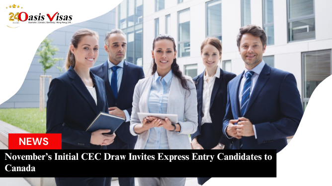 November’s Initial CEC Draw Invites Express Entry Candidates to Canada