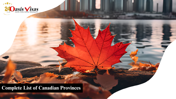 Complete List of Canadian Provinces