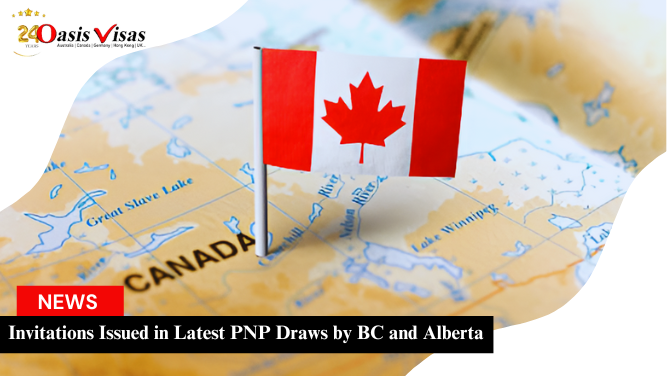 Invitations Issued in Latest PNP Draws by BC and Alberta